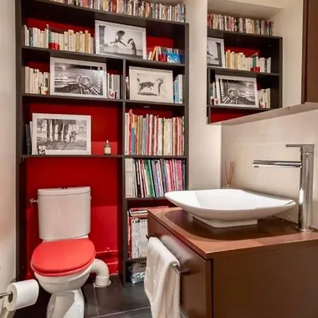 En Rouge Et Blanc : Appart D'exception De 250m² 公寓 巴黎